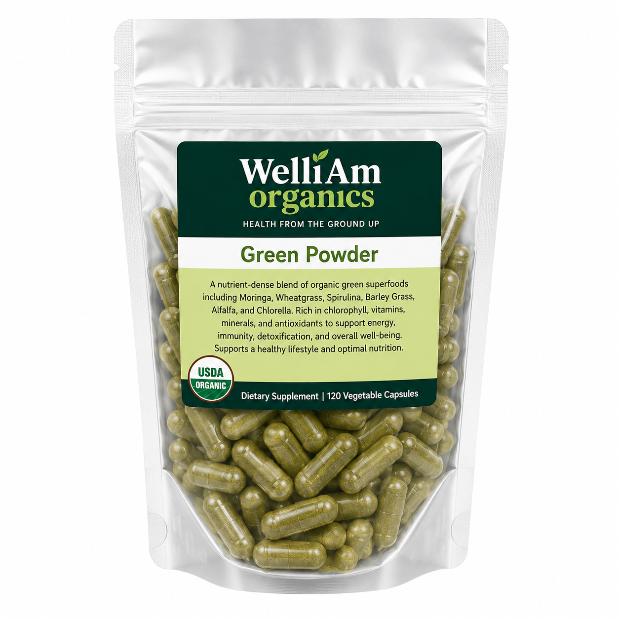green powder